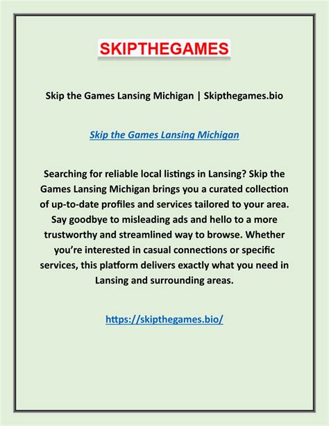 Lansing Skip The Game