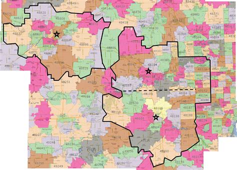 Lansing Zip Codes Map Zip Code Map