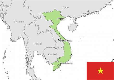 Laos dan Vietnam batas timur