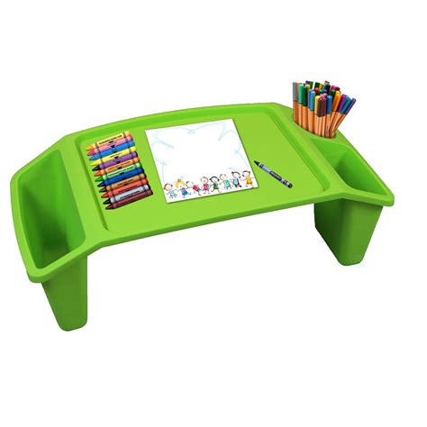 Kids Portable Folding Lap Desk Writing Table with Storage Compartments For Pens eBay