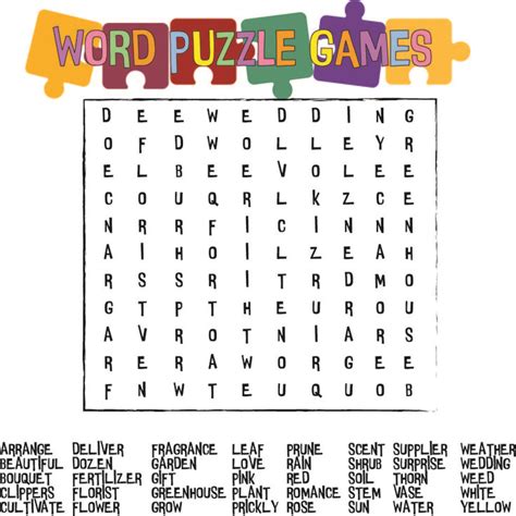 Large Word Search Puzzles Printable