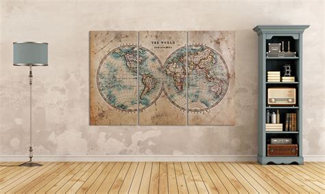 Large World Map For Wall