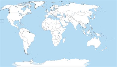 8 Best Images of World Map Printable Template Printable Blank World