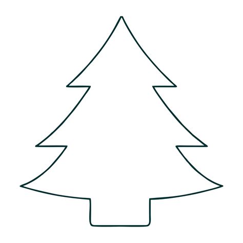 Large Christmas Tree Template