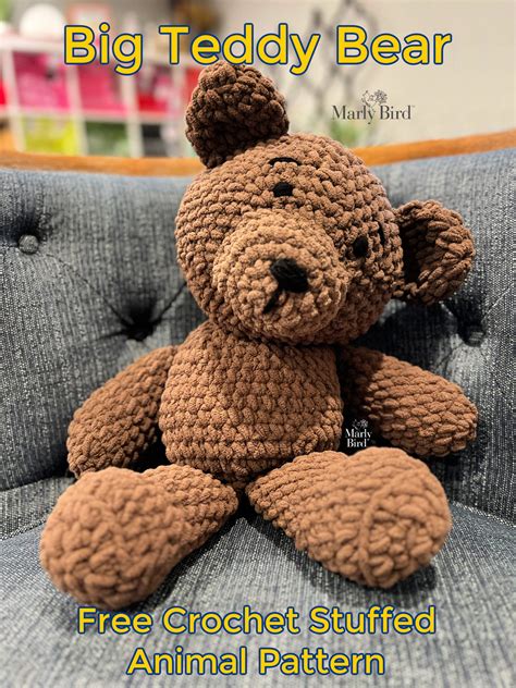 Large Crochet Teddy Bear Pattern