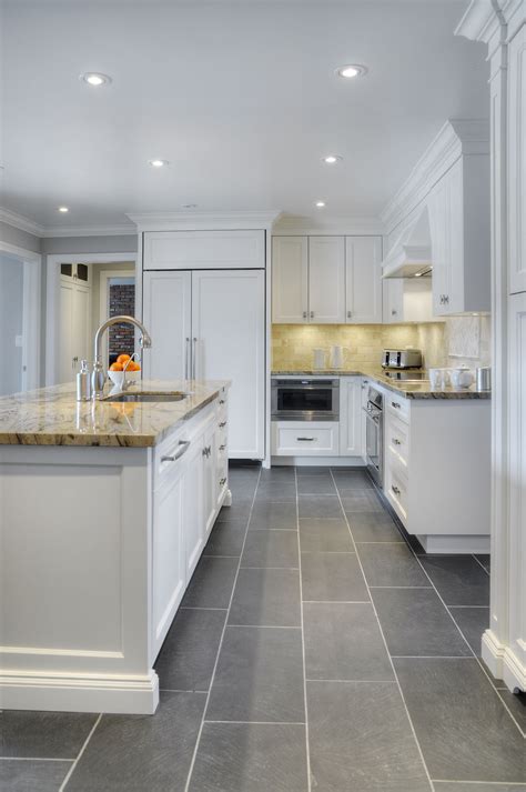 Elegance and Functionality: Unveiling the Allure of Large Dark Grey Kitchen Floor Tiles