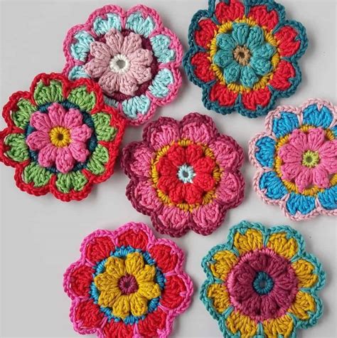 Large Flower Crochet