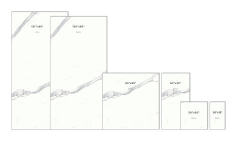 Large Format Tile Sizes