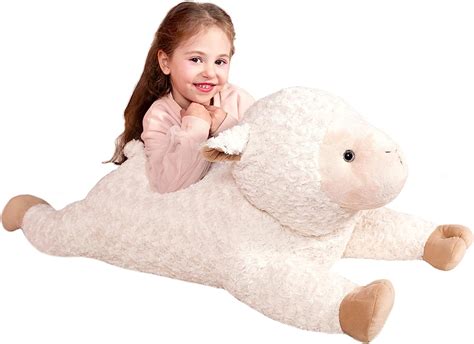 Snuggle Up with a Soft and Cuddly Large Lamb Stuffed Animal: Perfect for Kids and Animal Lovers Alike
