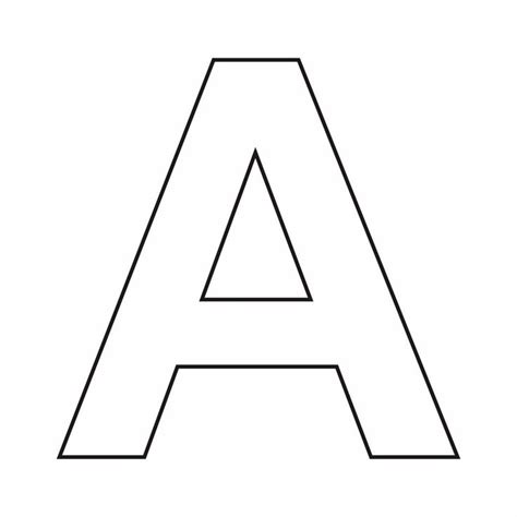 Large Letter Template