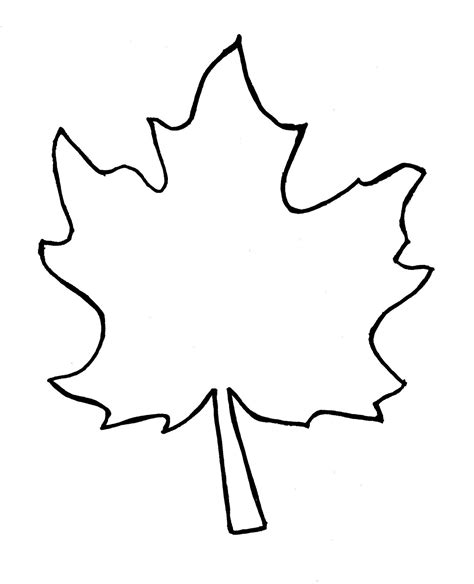 Large Printable Leaf