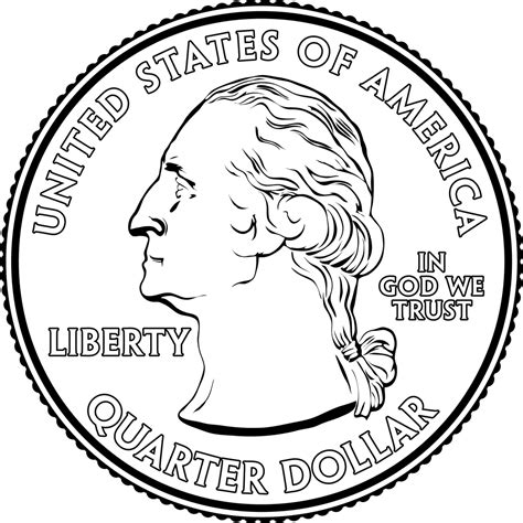 Large Printable Quarter