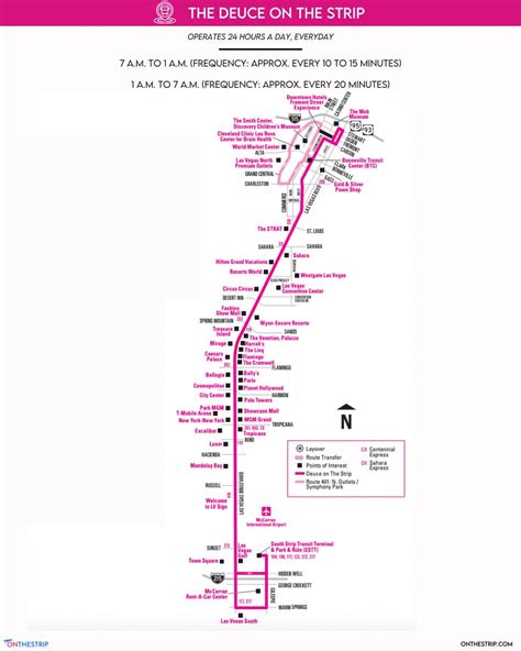 Las Vegas Bus Map