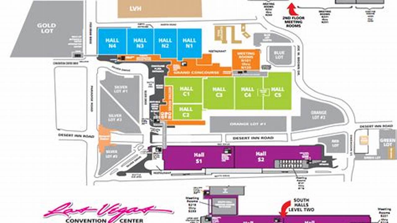 Las Vegas Conventions February 2024 Map