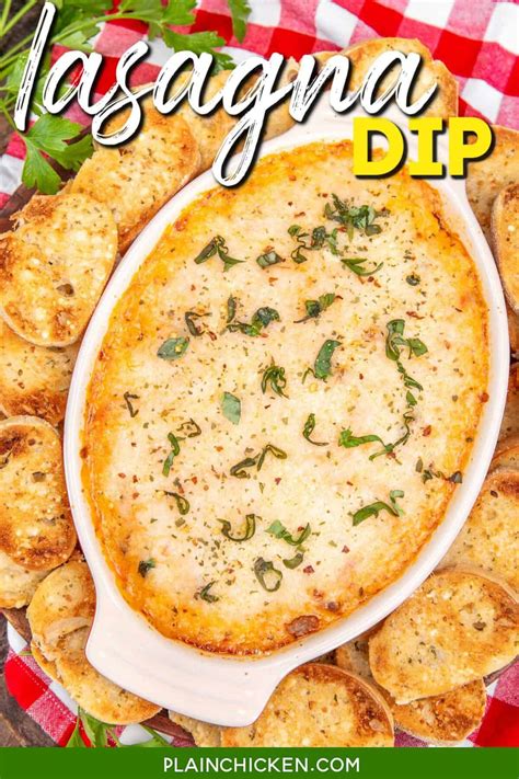 Lasagna Dip Recipe Pinterest