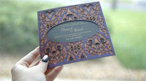 Make Your Wedding Memorable with Stunning Laser Cut Wedding Invitations - The Perfect Way to Announce Your Special Day