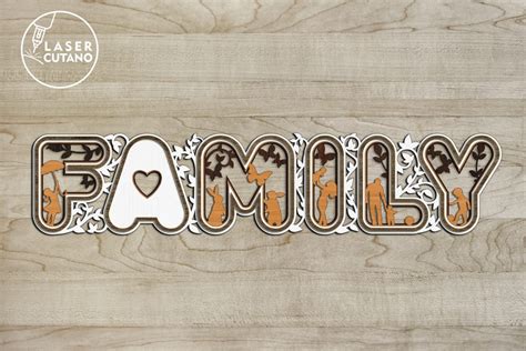 Download Laser Cut Words - FAMILY Files
