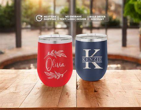 Laser Engraved Cups