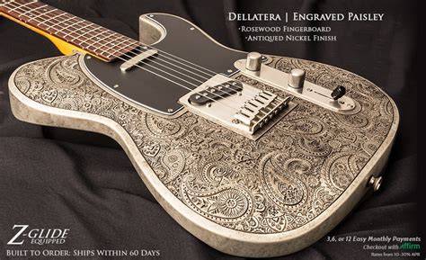 Laser Engraved Guitar