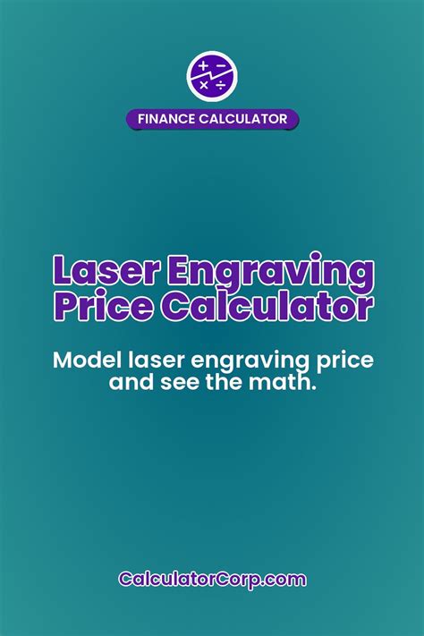 Easy and Accurate Laser Engraving Price Calculator – Get Instant Quotes Now!