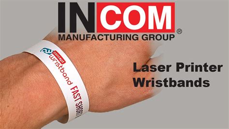 Laser Printable Wristbands