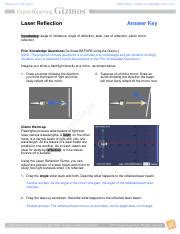 Laser Reflection Gizmo : Lesson Info : ExploreLearning