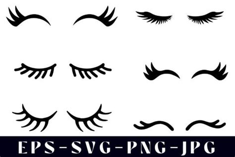 Transform Your Beauty Look with Stunning Lashes Svg – A Must-Have for Makeup Enthusiasts!