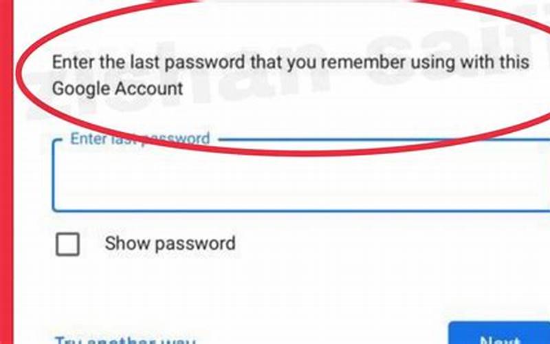 Last Password You Remember