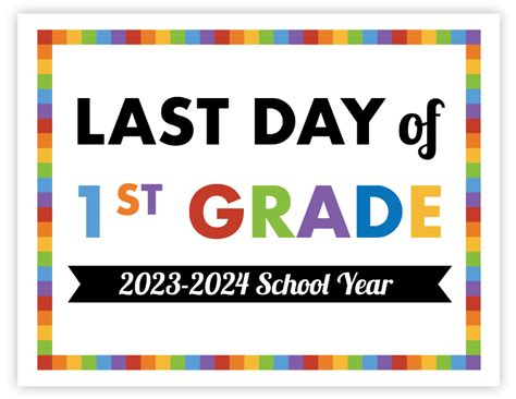 Download Last Day of School Sign - Vertical Files