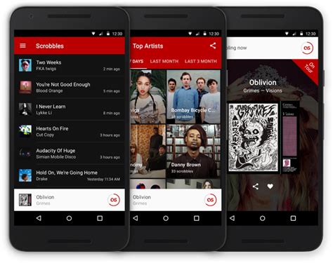 Last.fm for Android Phones Image