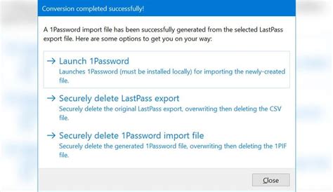 LastPass to 1Password on Windows