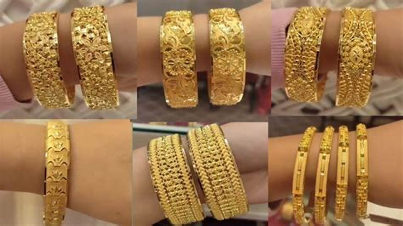 Latest Gold Bangles Design 2024