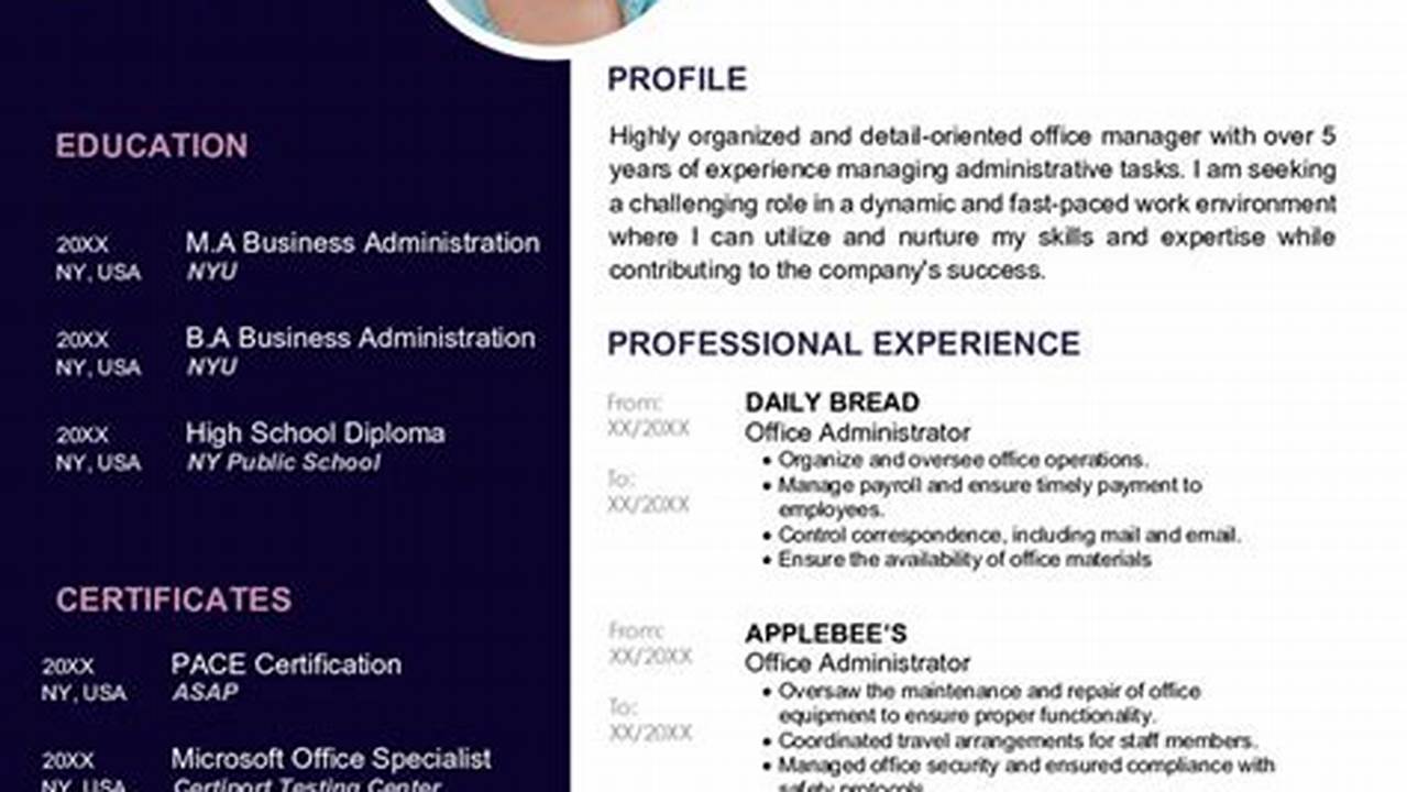 Latest Resume Format 2024 Pdf Download