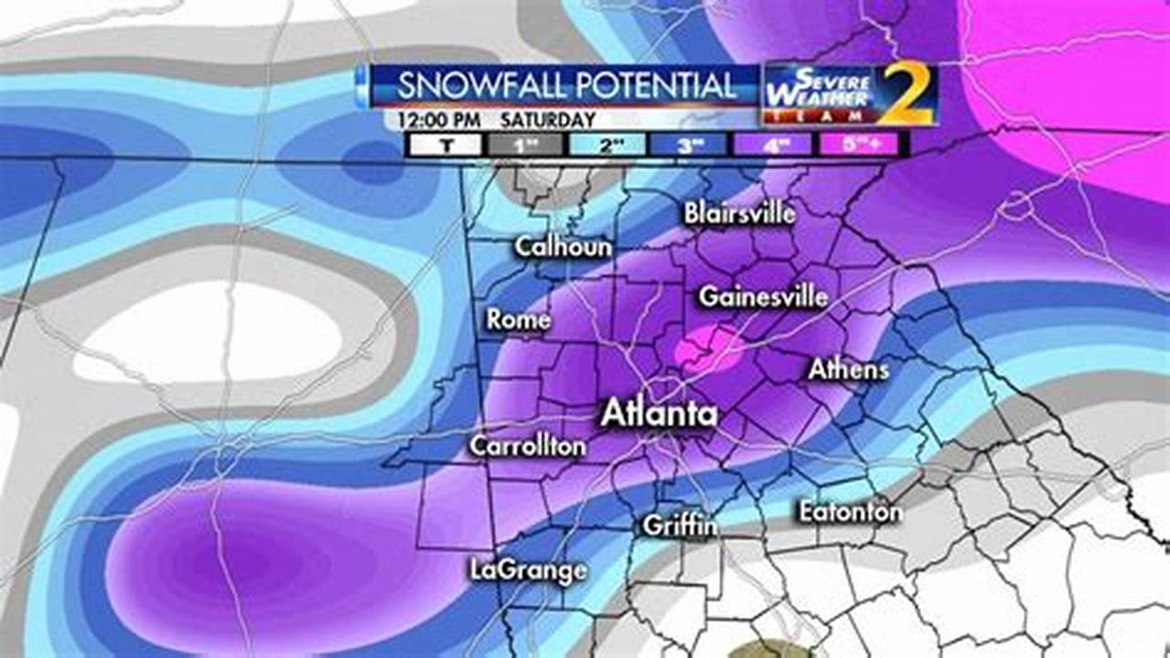 Latest Snowfall In Atlanta 2025 Forecast