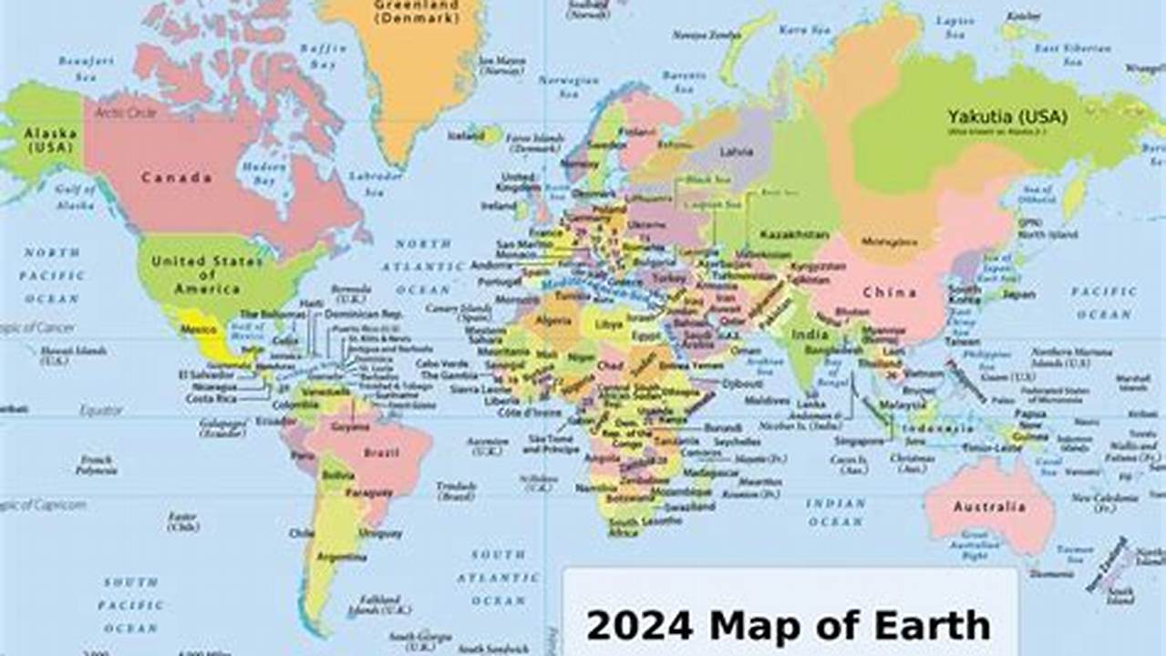 Latest World Map 2024