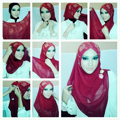 Latest Hijab Style Designs Tutorials 20162017 with Pictures