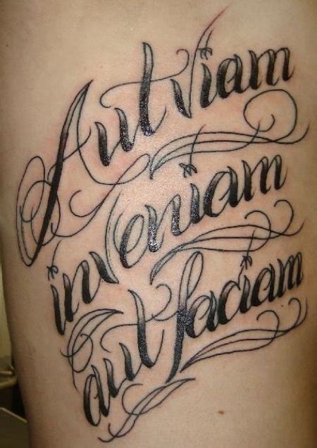 Latin Proverb Tattoos