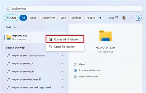 Launch File Explorer as an Administrator