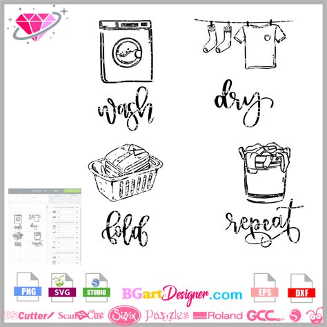 Download Laundry Room - Wash - Dry -... SVG File - SVG Design Cameo