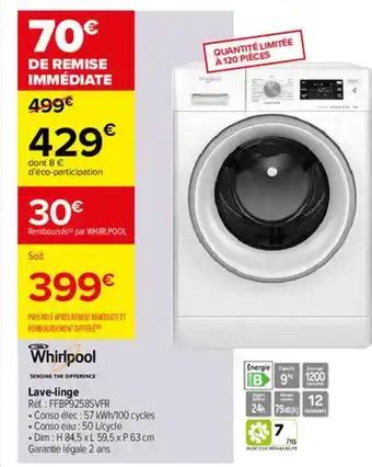 Lave Linge Carrefour