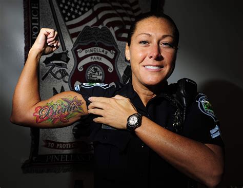 50 Police Tattoos For Men Law Enforcement Officer Design