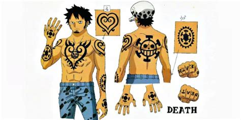 Law Tattoos One Piece