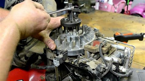 Lawnmower engine repair