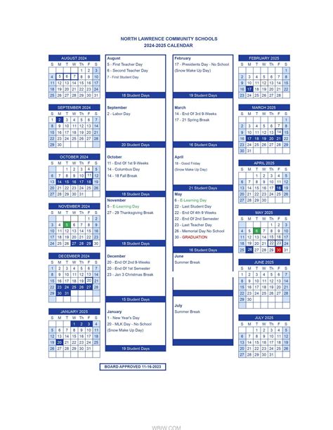 Lawrence Community Calendar