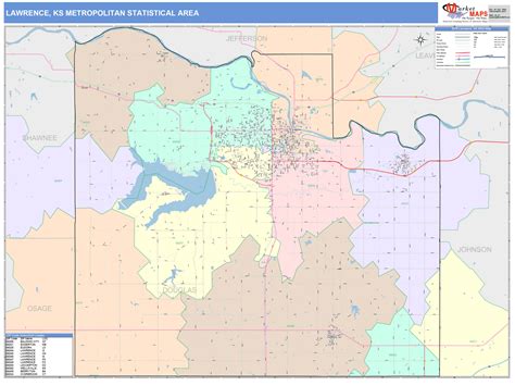 Lawrence County, IL Zip Code Wall Map Basic Style by MarketMAPS MapSales