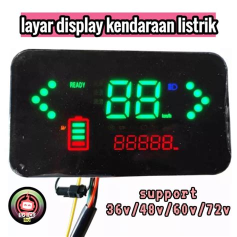 Layar LCD Indikator Baterai