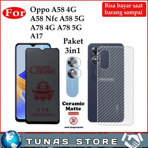 Layar Oppo A58 NFC