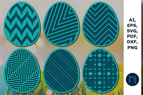 Layer Easter Egg Decor SVG Bundle