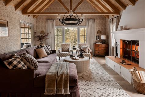 Layer Textures and Patterns Living Room Country House