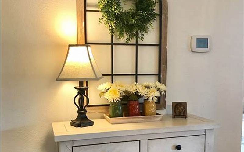 Layered Entryway Table